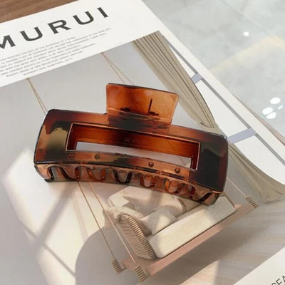 Noi gheare de păr mate și solide Agrafe de păr elegante din acrilic transparent Agrafe de păr Articole pentru cap pentru femei fete Accesorii de păr Cadouri