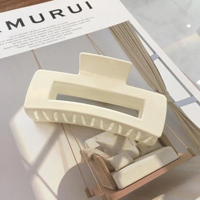 Noi gheare de păr mate și solide Agrafe de păr elegante din acrilic transparent Agrafe de păr Articole pentru cap pentru femei fete Accesorii de păr Cadouri