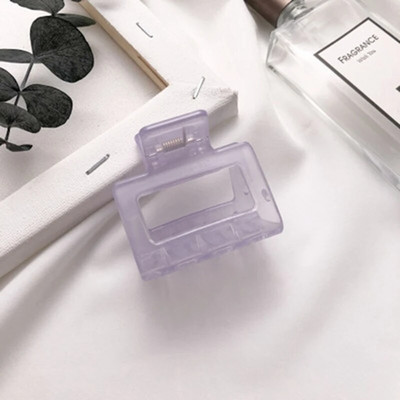Noi gheare de păr mate și solide Agrafe de păr elegante din acrilic transparent Agrafe de păr Articole pentru cap pentru femei fete Accesorii de păr Cadouri