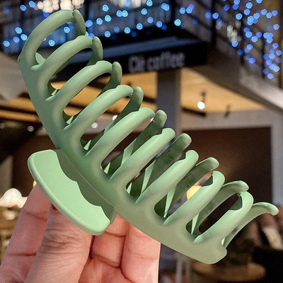 Noi gheare de păr mate și solide Agrafe de păr elegante din acrilic transparent Agrafe de păr Articole pentru cap pentru femei fete Accesorii de păr Cadouri