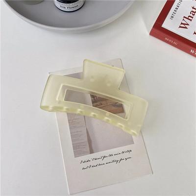 Noi gheare de păr mate și solide Agrafe de păr elegante din acrilic transparent Agrafe de păr Articole pentru cap pentru femei fete Accesorii de păr Cadouri