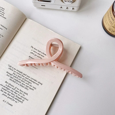 Noi gheare de păr mate și solide Agrafe de păr elegante din acrilic transparent Agrafe de păr Articole pentru cap pentru femei fete Accesorii de păr Cadouri