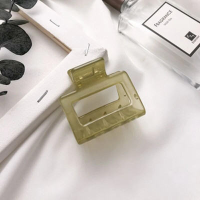 Noi gheare de păr mate și solide Agrafe de păr elegante din acrilic transparent Agrafe de păr Articole pentru cap pentru femei fete Accesorii de păr Cadouri