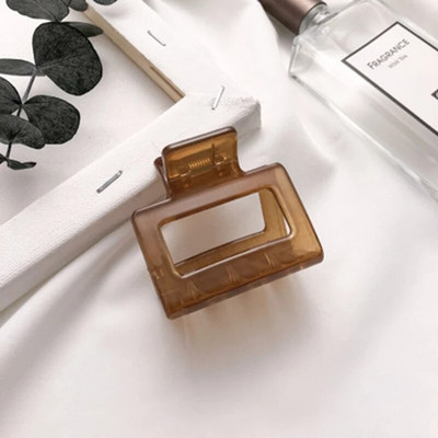 Noi gheare de păr mate și solide Agrafe de păr elegante din acrilic transparent Agrafe de păr Articole pentru cap pentru femei fete Accesorii de păr Cadouri