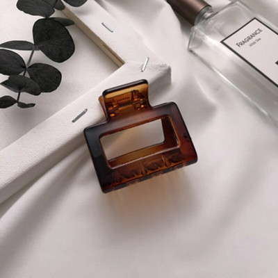 Noi gheare de păr mate și solide Agrafe de păr elegante din acrilic transparent Agrafe de păr Articole pentru cap pentru femei fete Accesorii de păr Cadouri