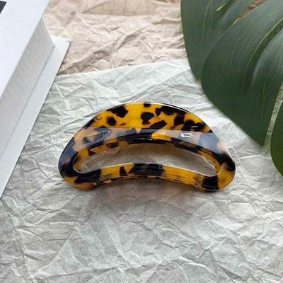 Clip de păr vintage mare din acetat cu imprimeu leopard, cu gheare, femei, fete, ocazional, agrafă cu rechin, ac accesorii pentru păr la modă