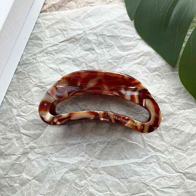 Clip de păr vintage mare din acetat cu imprimeu leopard, cu gheare, femei, fete, ocazional, agrafă cu rechin, ac accesorii pentru păr la modă