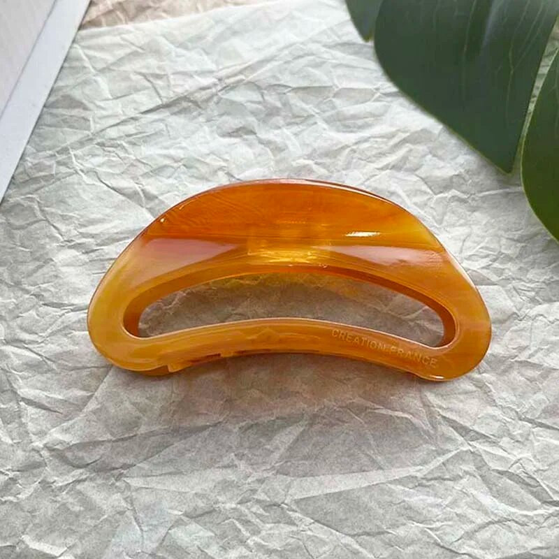 Clip de păr vintage mare din acetat cu imprimeu leopard, cu gheare, femei, fete, ocazional, agrafă cu rechin, ac accesorii pentru păr la modă