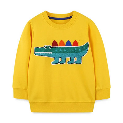 Jesenski dječji sweatshirts Novi dolazak Dugini oblaci s vezom sweatshirts za djevojčice dječje sweatshirts dugih rukava sportske majice