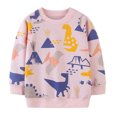 Jesenski dječji sweatshirts Novi dolazak Dugini oblaci s vezom sweatshirts za djevojčice dječje sweatshirts dugih rukava sportske majice