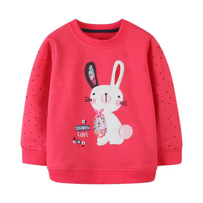 Jesenski dječji sweatshirts Novi dolazak Dugini oblaci s vezom sweatshirts za djevojčice dječje sweatshirts dugih rukava sportske majice