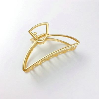 Gheare de păr la modă Temperament Gold Grab Agrafe de păr din metal cu fluture Agrafe de păr elegante de epocă cu bandă Accesorii de păr la modă