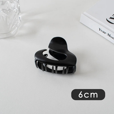 Suured metallist geomeetrilised juukseklambrid, hõbedased korea moe-hai klambrid, Y2k juuksenõelad, juuksenõelad, juuste aksessuaarid naistele