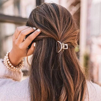 Fashion Hair Claw Χρυσά κλιπ για τα μαλλιά Μίνι αντιολισθητικά κλιπ με νύχια Αξεσουάρ μαλλιών Καθημερινό δώρο για πάρτι για γυναίκες και κορίτσια