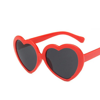 2023 Fashion γυαλιά ηλίου σε σχήμα καρδιάς για παιδιά Μαύρο κόκκινο μικρό σκελετό Γυαλιά ηλίου Vintage αγόρια κορίτσια Παιδιά Παιδί Oculos De Sol
