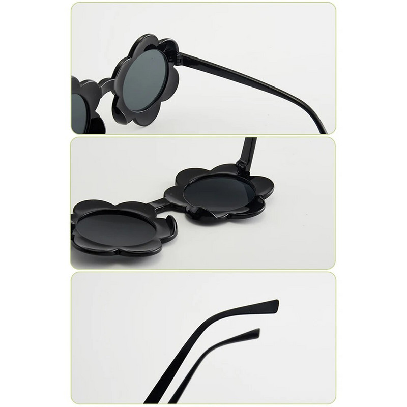 Mieli Vaikiški akiniai nuo saulės Saulėgrąžos Vaikiški Akiniai 2-10 m. Kūdikiams Mergaitėms Švelniai Akiniai berniukams Animaciniai Žiedlapiai Akiniai UV400 Akiniai