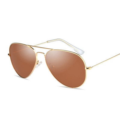 Ochelari de soare clasici polarizați pentru copii Moda copii Ochelari de soare pentru pilot Ochelari de soare cu cadru metalic pentru fete în aer liber Ochelari de protecție UV400