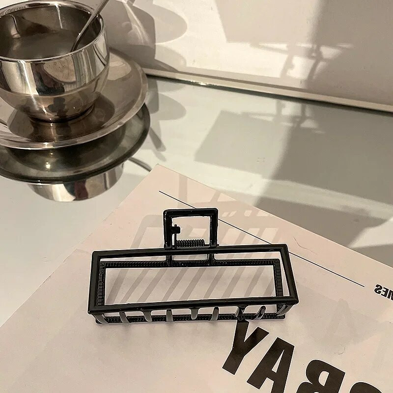 Nova crna mala metalna kopča za kosu Ukras za glavu za žene Djevojke Mini kopče za kosu Ukosnice Ukosnice Kraba kopča Modni dodaci za kosu