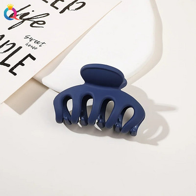 Új Candy Colors hajkapcsok nőknek Akril hajkörmök közepes méretű hajbilincsek Karomcsipesz Rák hajtű divatos hajkiegészítők