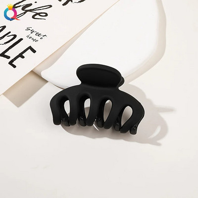 Új Candy Colors hajkapcsok nőknek Akril hajkörmök közepes méretű hajbilincsek Karomcsipesz Rák hajtű divatos hajkiegészítők