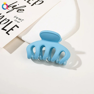 Új Candy Colors hajkapcsok nőknek Akril hajkörmök közepes méretű hajbilincsek Karomcsipesz Rák hajtű divatos hajkiegészítők