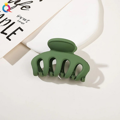 Új Candy Colors hajkapcsok nőknek Akril hajkörmök közepes méretű hajbilincsek Karomcsipesz Rák hajtű divatos hajkiegészítők