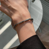 Brățări simple cu lanț din oțel inoxidabil Bărbați Brelocuri punk Bijuterii cu lanț de mână Brățară la modă 2022 Cadou de bijuterii de modă