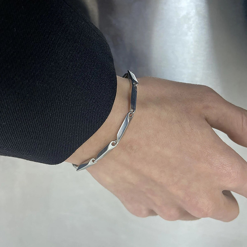 Brățări simple cu lanț din oțel inoxidabil Bărbați Brelocuri punk Bijuterii cu lanț de mână Brățară la modă 2022 Cadou de bijuterii de modă