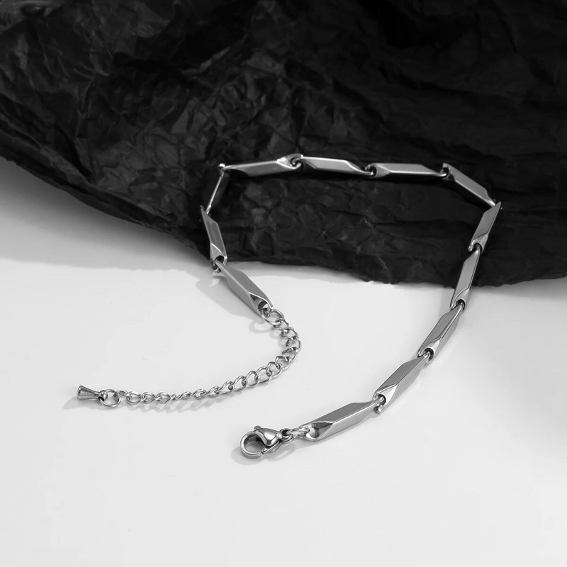Brățări simple cu lanț din oțel inoxidabil Bărbați Brelocuri punk Bijuterii cu lanț de mână Brățară la modă 2022 Cadou de bijuterii de modă