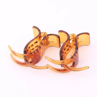 Fsgz Gheare de păr din plastic, 3 cuțite Crab pentru păr, simplu, simplu, agrafă de păr, pentru femei, ocazional, vară, instrumente, dispozitive pentru păr, Strong Bit Force