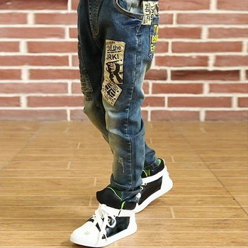 IENENS Παντελόνι για αγόρια για κορίτσια Skinny Jeans ελαστικό παντελόνι μέσης 4-13 ετών Παιδικά αγόρια τζιν ρούχα Ρούχα αθλητικά παντελόνια