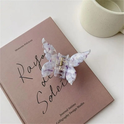 Clip de păr sirenă Acid acetic Formă unică Acasă de păr fluture Accesorii pentru îmbrăcăminte Agrafă fluture Agrafă de păr fluture