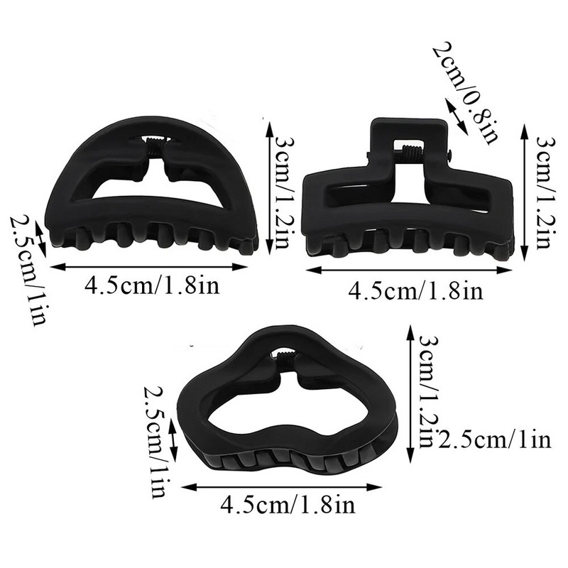 Male kopče s kandžama za žene Djevojke Little Shark Clip Matirana kopča za kosu Mini kopče s kandžama za kosu za kosu Sitni dodaci za kosu