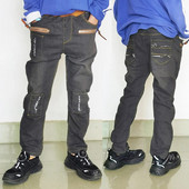 IENENS Copii Băieți Blugi Pantaloni clasici de cowboy Copii Denim Îmbrăcăminte Pantaloni Bebeluși băieți Pantaloni casual 4 5 6 7 8 9 10 11 ani