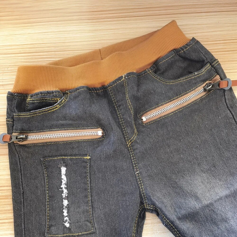 IENENS Copii Băieți Blugi Pantaloni clasici de cowboy Copii Denim Îmbrăcăminte Pantaloni Bebeluși băieți Pantaloni casual 4 5 6 7 8 9 10 11 ani