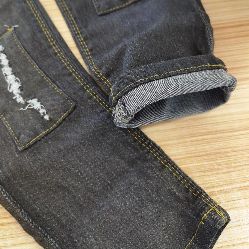 IENENS Copii Băieți Blugi Pantaloni clasici de cowboy Copii Denim Îmbrăcăminte Pantaloni Bebeluși băieți Pantaloni casual 4 5 6 7 8 9 10 11 ani