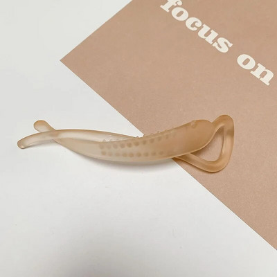 Femei Fete Agrafă banană Agrafă de păr mată mată Rășină Acrilic Ac de păr Coadă de cal Gheare de păr Ocazional Tot-potrivit