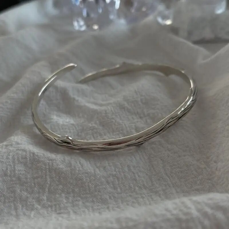 Brățară neregulată din metal cu spini pentru doamne Brățară cu manșetă la modă retro Moda bărbați Bijuterii casual Cadou de aniversare