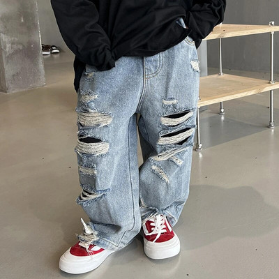 Noi copii Bebeluși băieți blugi retro Moda pentru copii Pantaloni denim primăvară toamnă coreeană casual copii blugi băieți