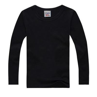 Băieți Fete Tricouri cu mânecă lungă pentru copii Tricouri din bumbac Cămașă solidă Topuri pentru copii Haine pentru bebeluși pentru copii Tricou 2-9 ani