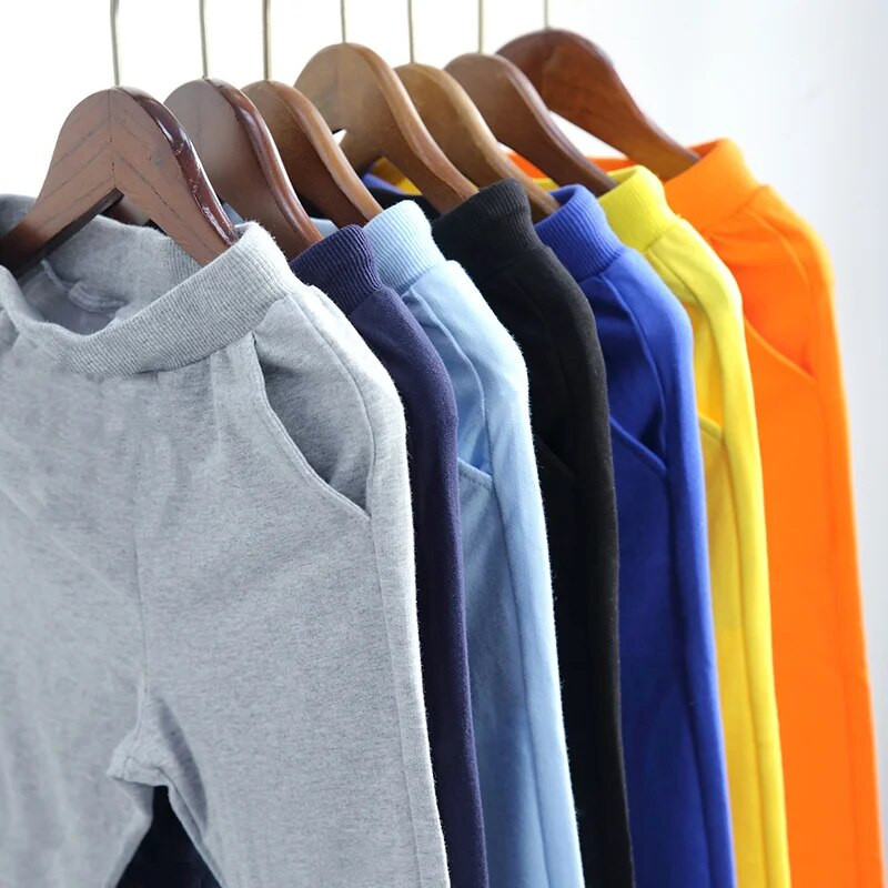 Copii Fete Băieți Pantaloni Pantaloni Iarna Casual Bumbac Pantaloni creion cu talie elastică Pantaloni de trening pentru băieți Fete Îmbrăcăminte pentru copii