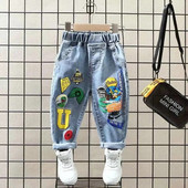 Copii Jeans Boby Pantaloni clasici de modă Îmbrăcăminte din denim Copii Băieți Pantaloni lungi casual 1-8A