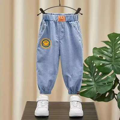 Copii Jeans Boby Pantaloni clasici de modă Îmbrăcăminte din denim Copii Băieți Pantaloni lungi casual 1-8A