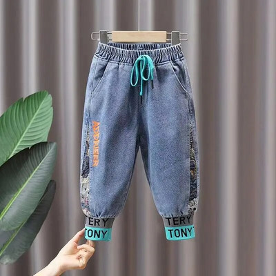 Copii Jeans Boby Pantaloni clasici de modă Îmbrăcăminte din denim Copii Băieți Pantaloni lungi casual 1-8A