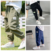 Pantaloni bebelusi pentru copii Pantaloni bumbac si in