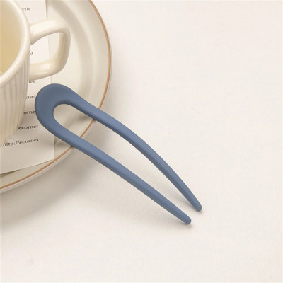 Vintage Metal Shell plaukų lazdelės nuotakos plaukų segtukas Elegantiškas U formos arklio uodegos laikiklis plaukų smeigtukai Šakės lazdelės moterims mergaičių galvos apdangalas