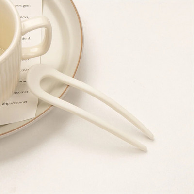 Vintage Metal Shell plaukų lazdelės nuotakos plaukų segtukas Elegantiškas U formos arklio uodegos laikiklis plaukų smeigtukai Šakės lazdelės moterims mergaičių galvos apdangalas