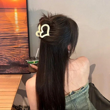 Νέο Love Heart πίσω κεφαλιού Κλιπ φουρκέτας Κορεάτικο Κομψό Ταμπεραμέντο Καρχαρίας Μαλλιά Νύχι Μαλλιά Κλιπ Κλιπ Γυναικεία Αξεσουάρ Μαλλιών