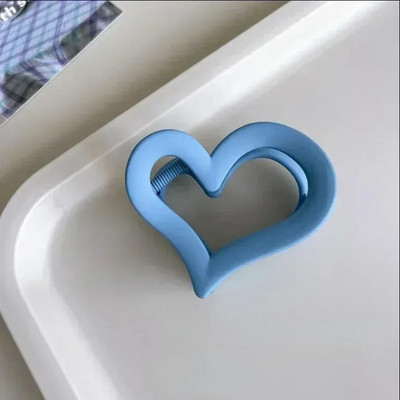 Új Love Heart Hátsó fej Hajtű Fogó klip Koreai Elegáns Temperamentum Cápa Haj Karmos Hajcsat Fejfedők Női Haj Kiegészítők