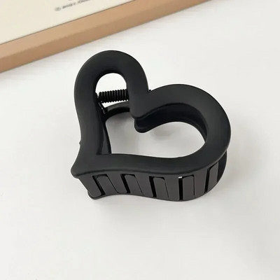 Új Love Heart Hátsó fej Hajtű Fogó klip Koreai Elegáns Temperamentum Cápa Haj Karmos Hajcsat Fejfedők Női Haj Kiegészítők